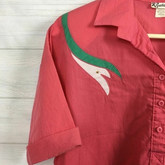 (J1-23) Kreations Vintage Sz Large Pull over - Picture 2 of 8